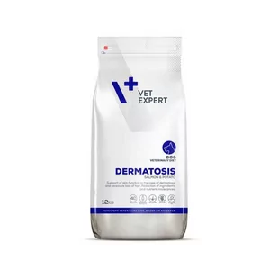 4T Veterinary Diet Dog Dermatosis Salmon Potato 12kg + Dermatosis Dog 6x400g - Sucha karma dla psów - miniaturka - grafika 4