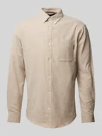 Koszule męskie - Koszula casualowa z kołnierzykiem typu button down - miniaturka - grafika 1