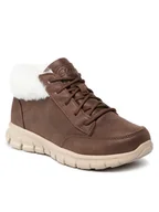 Botki damskie - Skechers Botki Warm Seeker 167258/CHOC Brązowy - miniaturka - grafika 1
