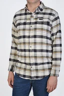 Koszule męskie - WRANGLER FLANNEL SHIRT BABYS BREATH - miniaturka - grafika 1