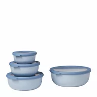 Pojemniki kuchenne - MEPAL Multi Bowl 4-częściowy zestaw Mepal Nordic Blue (106232015700) - miniaturka - grafika 1