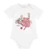 Body dla niemowląt - Body z krótkim rękawem Koralowiec - 62 - miniaturka - grafika 1