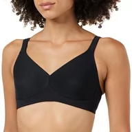 Biustonosze - Triumph Modern Soft + Cotton N biustonosz bez fiszbin Kobiety , czarny (black 0004) , 80D - miniaturka - grafika 1
