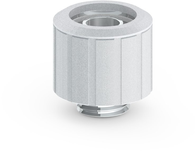 BitsPower Bitspower Artemis Złącze proste G1/4 cal AG na 16/10mm Piaskowane srebrny BPM-ATCPF-CC3-SL