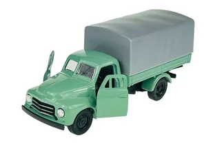 WELLY OLD TIMER 1952 OPEL BLITZ Z PAKĄ ZIELONY 1:34 SAMOCHÓD NOWY METALOWY MODEL - Samochody i pojazdy dla dzieci - miniaturka - grafika 1