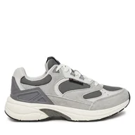 Sneakersy męskie - Sneakersy Tommy Jeans EM0EM01501 Szary - miniaturka - grafika 1