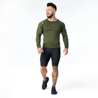 Koszulki sportowe męskie - Męska koszulka z długim rękawem Olimp – Men Functional Longsleeve-M - miniaturka - grafika 1