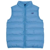 Kurtki i płaszcze dla dziewczynek - Bezrękawnik New Balance LAKB0037HEB - niebieski - miniaturka - grafika 1