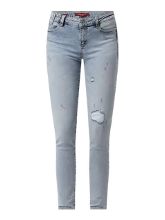 Spodnie damskie - Jeansy o kroju skinny fit z dodatkiem lyocellu model ‘My Magic’ - grafika 1