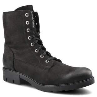Czarne Botki Karino Damskie Stylowe Buty Jesienne - Botki damskie - miniaturka - grafika 1