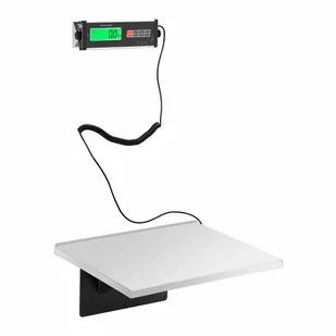 Steinberg Systems Waga ścienna - 300 kg / 100 g - 55 x 45 cm - zewnętrzny wyświetlacz LCD SBS-PWS-300 - Wagi specjalistyczne - miniaturka - grafika 1