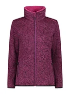 Kurtki damskie - CMP Kurtka polarowa w kolorze różowo-czarnym - miniaturka - grafika 1