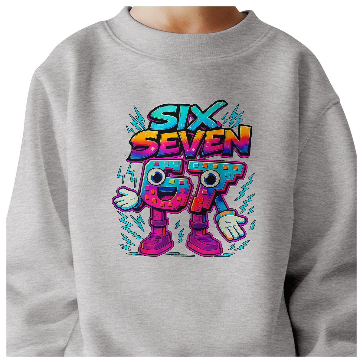 BLUZA DZIECIĘCA 67 SIX SEVEN VIRAL DLA CHŁOPCA DZIEWCZYNKI 134-140
