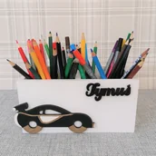 Przyborniki na biurko - Przybornik na kredki O2K43 - miniaturka - grafika 1