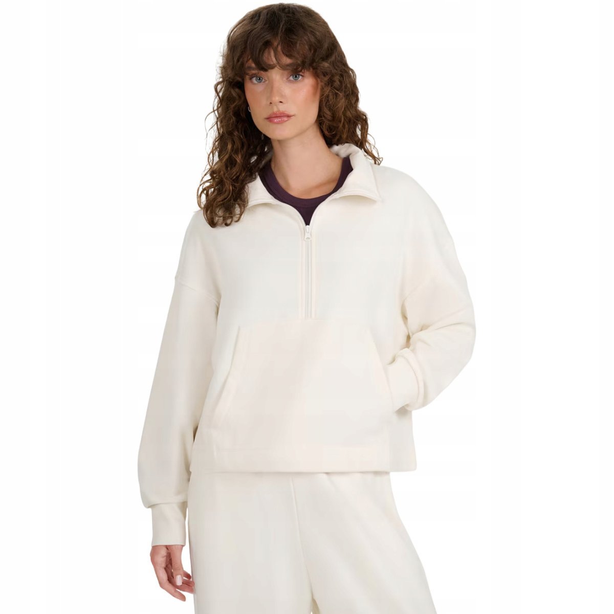 Bluza damska 4F F1889 kremowa 4FWAW25TSWSF1889 12S L