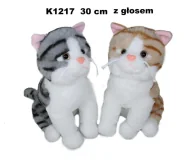 Zabawki interaktywne dla dzieci - Kot z głosem 30cm MIX - Sun-Day - miniaturka - grafika 1