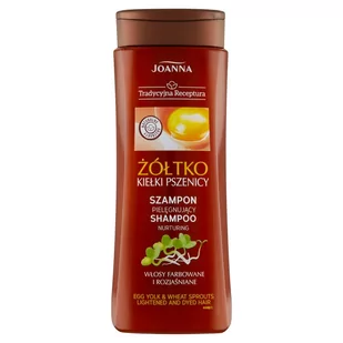 Joanna Tradycyjna Receptura Żółtko i Kiełki Pszenicy 300ml - szampon pielęgnujący do włosów - Szampony do włosów - miniaturka - grafika 1