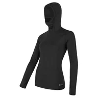 Koszulki sportowe damskie - Koszulka damska Sensor Merino DF Rozmiar: S / Kolor: czarny - miniaturka - grafika 1