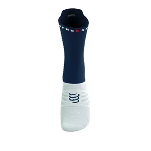 COMPRESSPORT Skarpetki rowerowe PRORACING SOCKS V4 BIKE blues/white - Skarpetki kolarskie - miniaturka - grafika 2