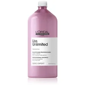 Szampony do włosów - Loreal Liss Unlimited Szampon wygładzający włosy 1500 ml - miniaturka - grafika 1