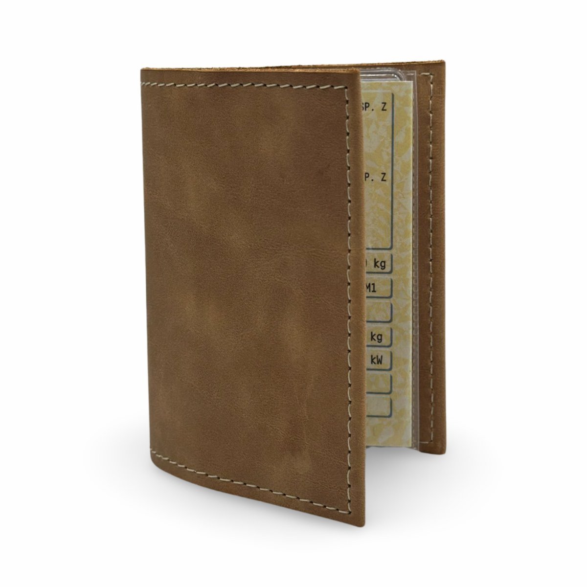 Etui na Dowód Rejestracyjny - Skóra Naturalna