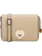 Torebki damskie - Wojas Skórzana torebka w kolorze beżowym - 18 x 13 x 6 cm - miniaturka - grafika 1