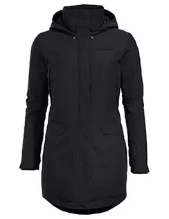 Kurtki damskie - Vaude Skomer Wool Parka Kobiety, black EU 36 2020 Kurtki zimowe i kurtki parki 415600100360 - grafika 1