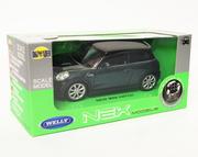 Samochody i pojazdy dla dzieci - Welly 1:34 Mini Cooper New Mini Hatch - zielony - miniaturka - grafika 1