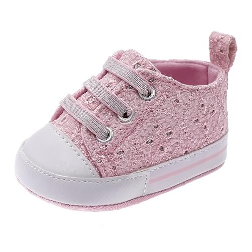 Chicco Sztuczne sznurowane buty dziecięce, różowe, 18 EU, Różowy, 18 EU