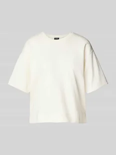 T-shirt o kroju oversized z wyhaftowanym logo - Koszulki i topy damskie - miniaturka - grafika 1