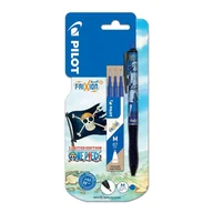 Przybory szkolne - Pióro kulkowe Frixion niebieski3 wkłady One Piece - miniaturka - grafika 1