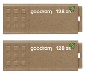 Pendrive - GoodRam UME3 Eco Friendly Dwupak 2x128GB USB 3.2 Brązowy UME3-1280EFR11-2P - miniaturka - grafika 1