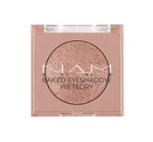 Cienie do powiek - NAM Wet & Dry wypiekany cień do powiek 01 Moonlight 4g - miniaturka - grafika 1