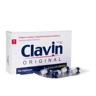 Clavin original, suplement diety dla mężczyzn, 8+4 kapsułki  8320421 - Układ moczowy i płciowy - miniaturka - grafika 1