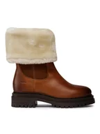 Botki damskie - Geox Botki D Iridea M D04HRM 02246 C6001 Brązowy - miniaturka - grafika 1