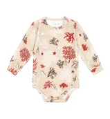 Body dla niemowląt - Body z długim rękawem Koralowiec - 80 - miniaturka - grafika 1