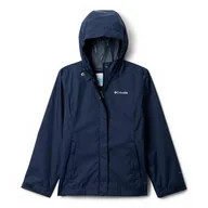 Kurtki i płaszcze dla dziewczynek - Columbia Youth Girls Arcadia 2 Jacket, Waterproof Rain Jacket, Collegiate Navy, XS - miniaturka - grafika 1
