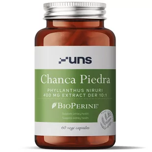 UNS Chanca Piedra Phyllanthus Niruri 400mg Extract Der 10:1 60vegcaps - Witaminy i minerały dla sportowców - miniaturka - grafika 1