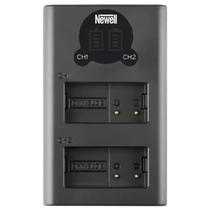 Newell Ładowarka do aparatu Ładowarka dwukanałowa DL-USB-C do akumulatorów DMW-BLC12 NL2113 - Ładowarki do aparatów dedykowane - miniaturka - grafika 1