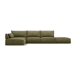 Zielony narożnik (lewostronny) Vanda – Mazzini Sofas - Narożniki - miniaturka - grafika 1