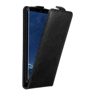 Etui i futerały do telefonów - Pokrowiec Do Samsung Galaxy S8 PLUS w Etui CZARNA NOC Flip Case Cover Obudowa Ochronny Cadorabo - miniaturka - grafika 1