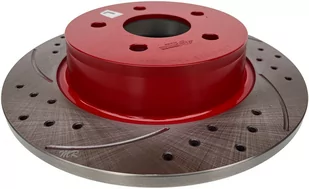 Tylne klocki + WIERCONE tarcze hamulcowe 280mm Ford Kuga 2013-2016 - Tarcze hamulcowe - miniaturka - grafika 3