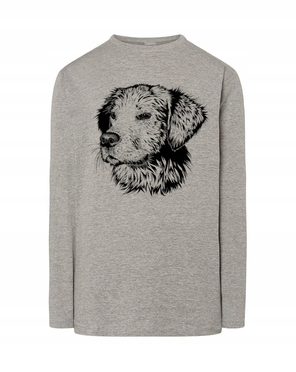 Longsleeve nadruk pies GOLDEN RETRIEVER r.L