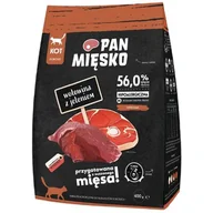 Sucha karma dla kotów - Pan Mięsko karma sucha dla kota Wołowina z jeleniem 400g hypoalergiczna - miniaturka - grafika 1