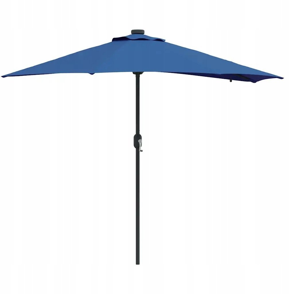 vidaXL Parasolka ogrodowa Niebieski azur 294 x 150 x 223 cm 42003266