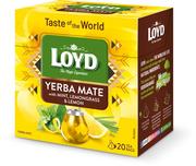 Yerba Mate - Yerba Mate Loyd Taste of The World z Miętą, Trawą cytrynową i skórką Cytryny 20 torebek - miniaturka - grafika 1