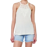 Bluzki damskie - Bluzka damska SuperDry Vintage Jersey Lace Racer z domieszką lnu-XS - miniaturka - grafika 1