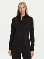 Koszule damskie - Calvin Klein Koszula K20K207622 Czarny Regular Fit - miniaturka - grafika 1