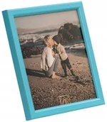 Ramki na zdjęcia - Ramka na zdjęcie, kwadratowa 20x20 turkusowa, Loft - miniaturka - grafika 1