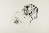 Plakaty - The Tiger (ca. 1908–1909), Edvard Munch -  plakat Wymiar do wyboru: 50x70 cm - miniaturka - grafika 1